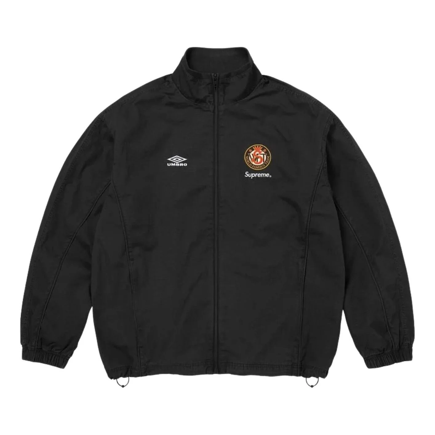 Supreme x Umbro SS26 Cotton Ripstop Track Jacket 'Black' SUP-SS26-009-BLK - 1