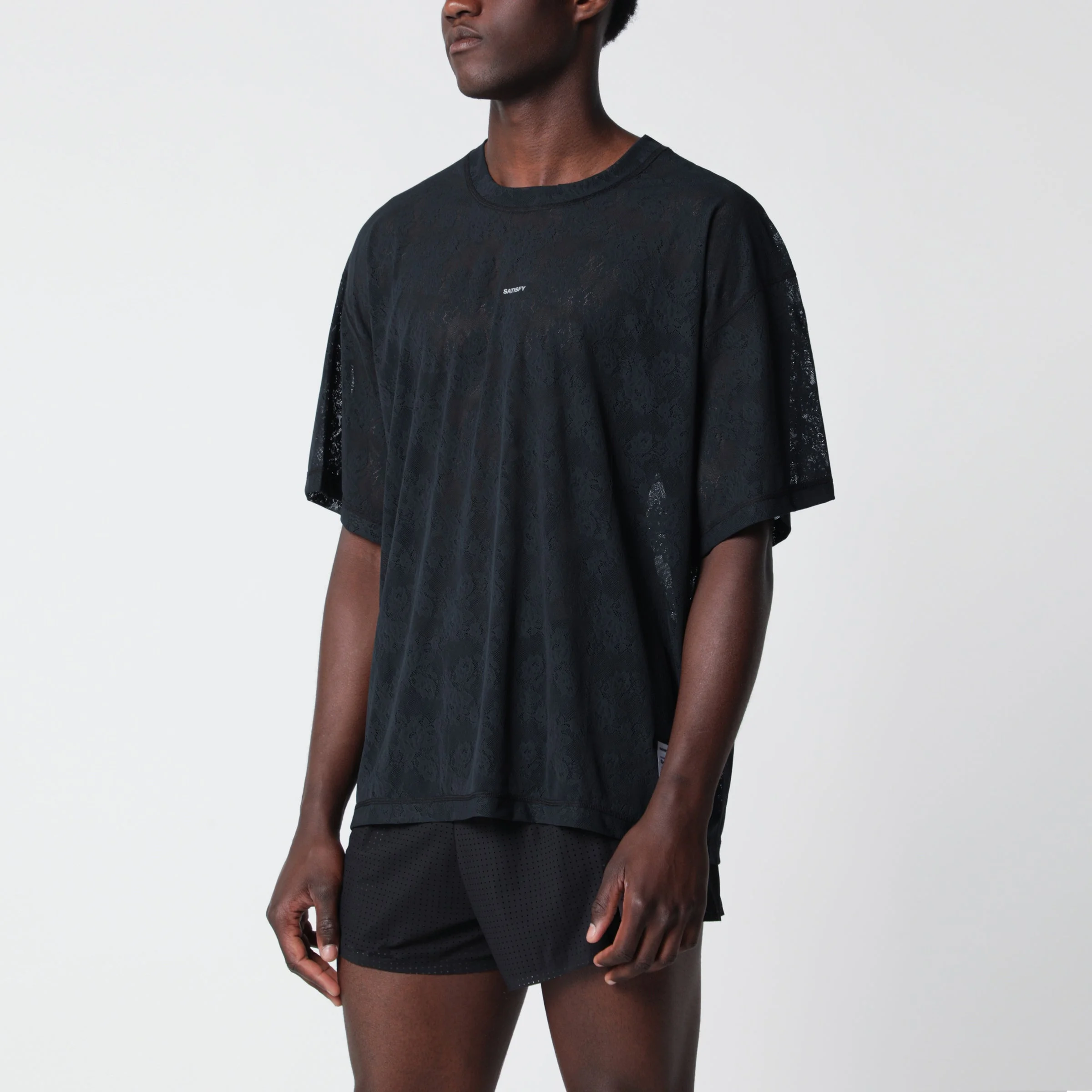 Black SpaceLace T-shirt - 1