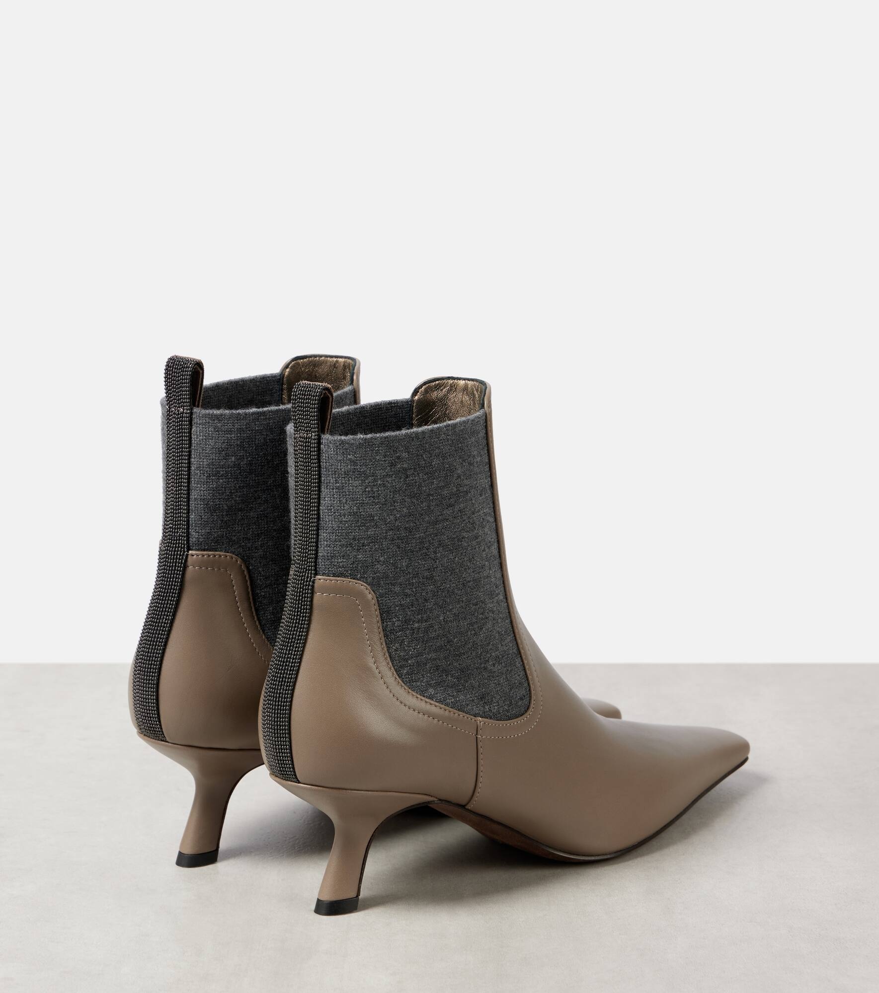 Leather ankle boots - 3