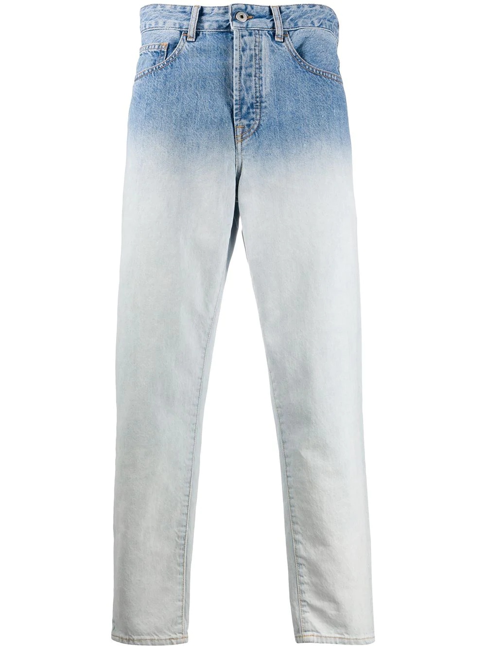 gradient-effect straight-leg jeans - 1