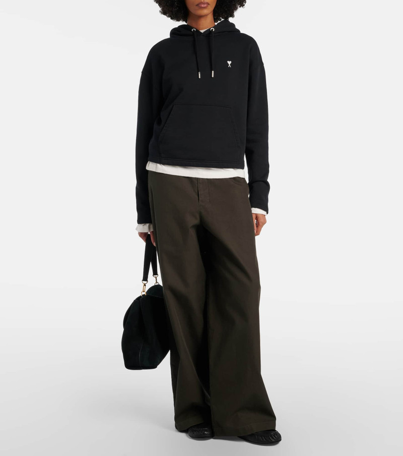 AMI Paris Ami de Cœur cotton jersey hoodie outlook