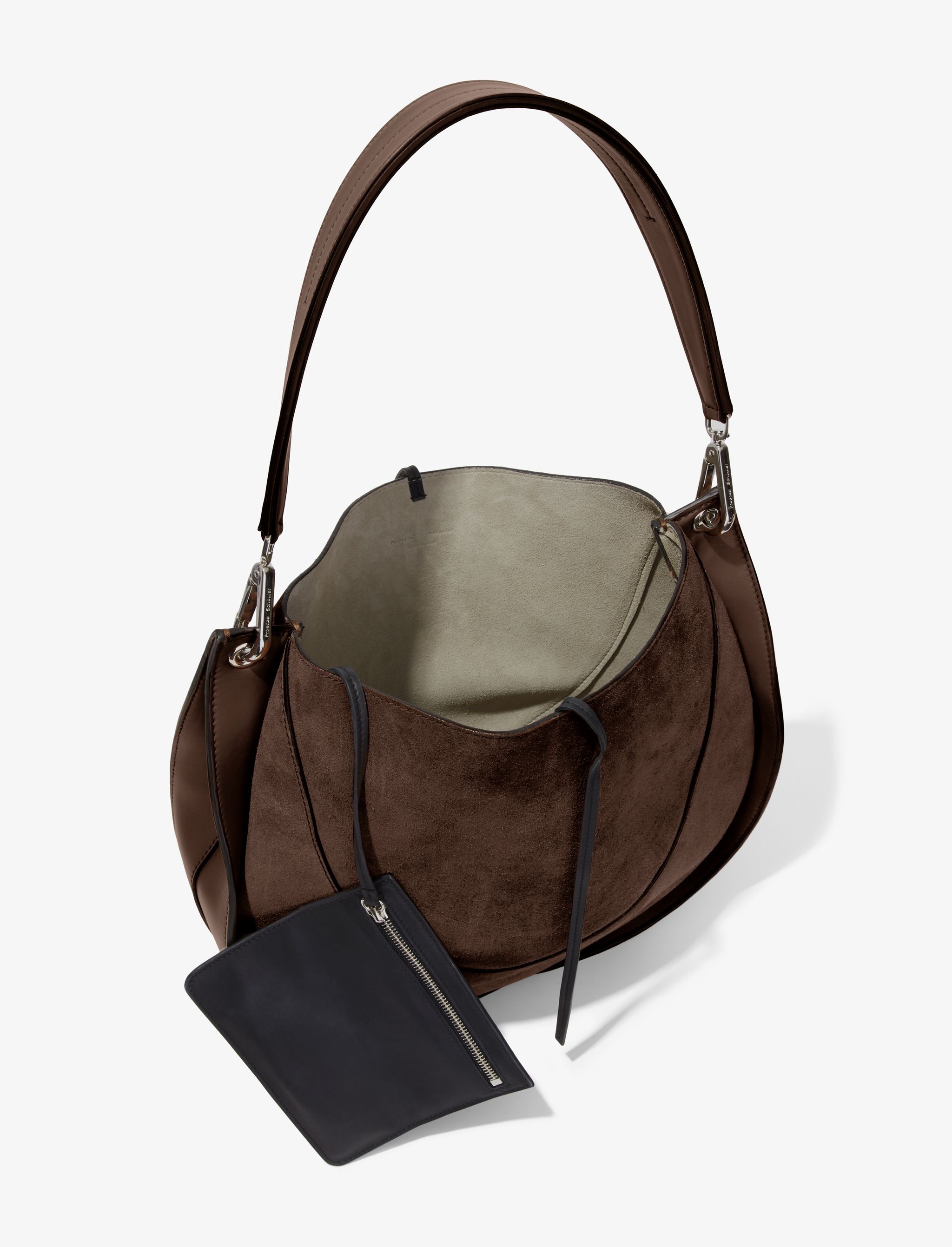 large Arch suede shoulder bag - 5