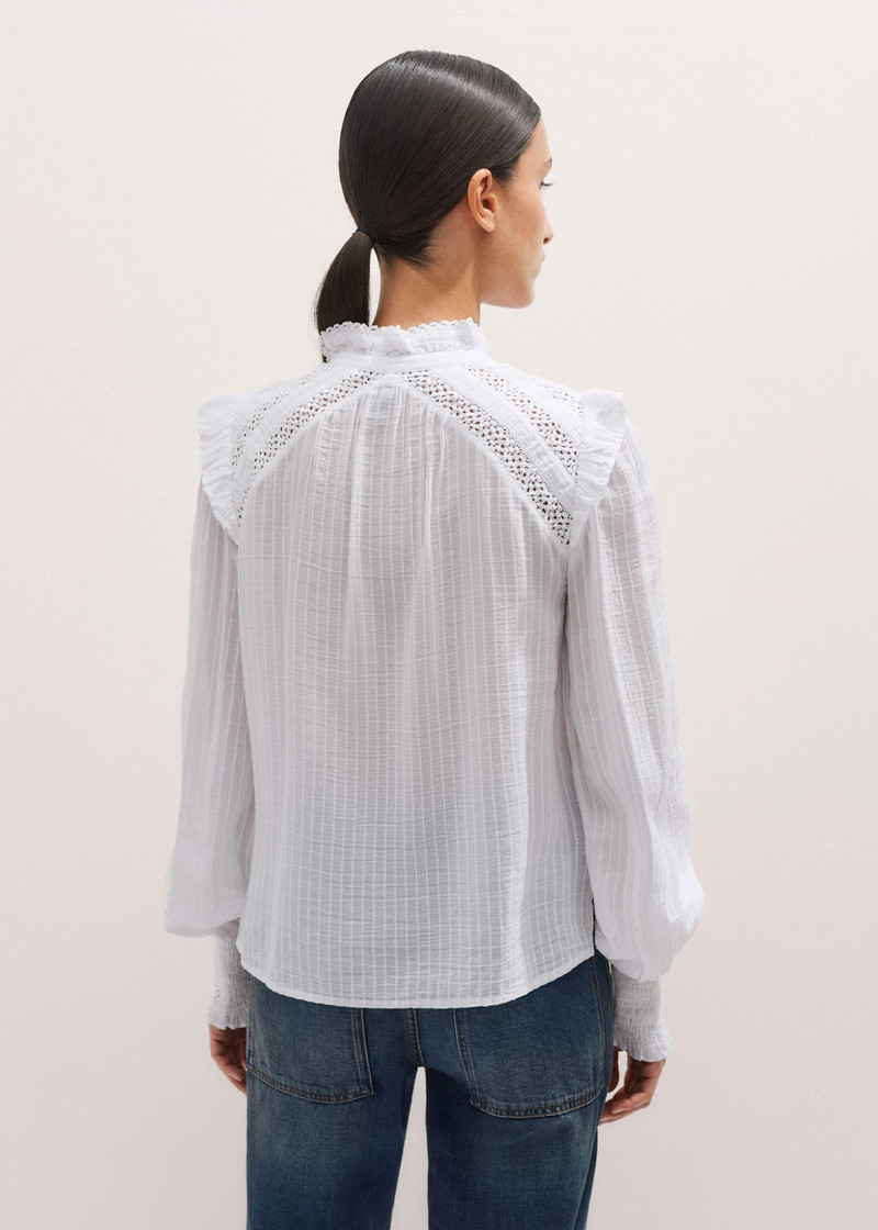 Detailed Trim Blouse 7