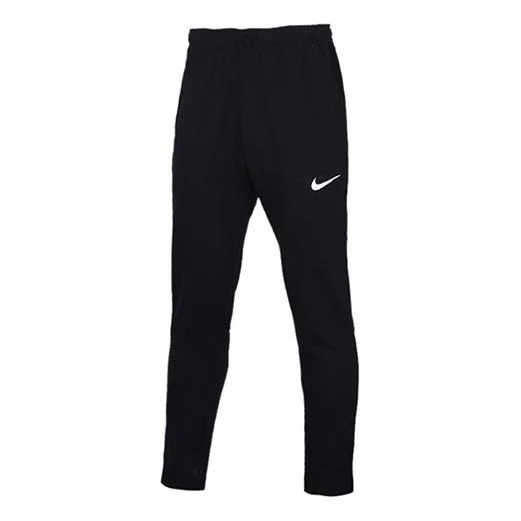 Nike Dri-FIT Knit Training Sports Long Pants Black CJ4326-010 - 1