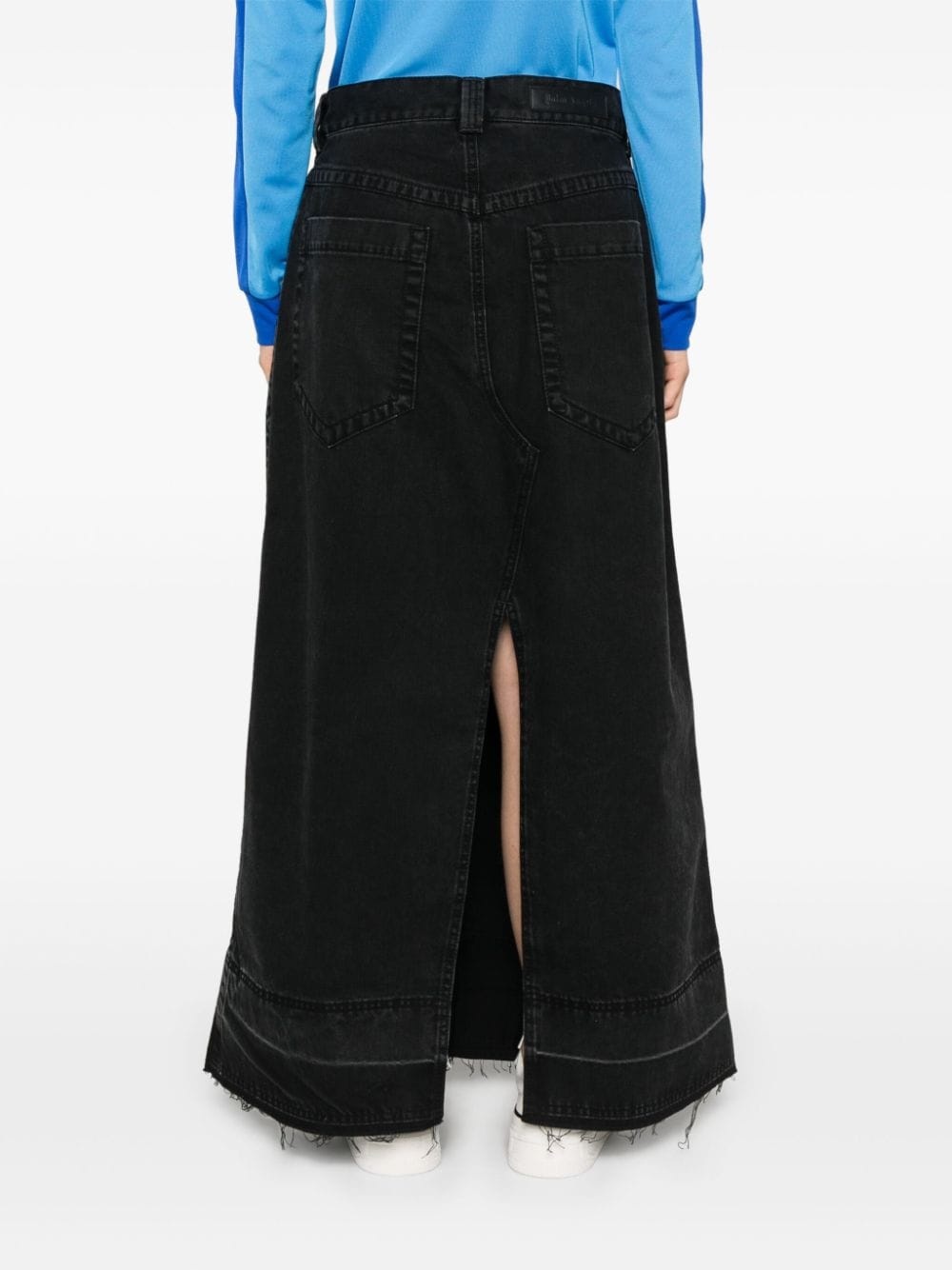 denim maxi skirt - 4