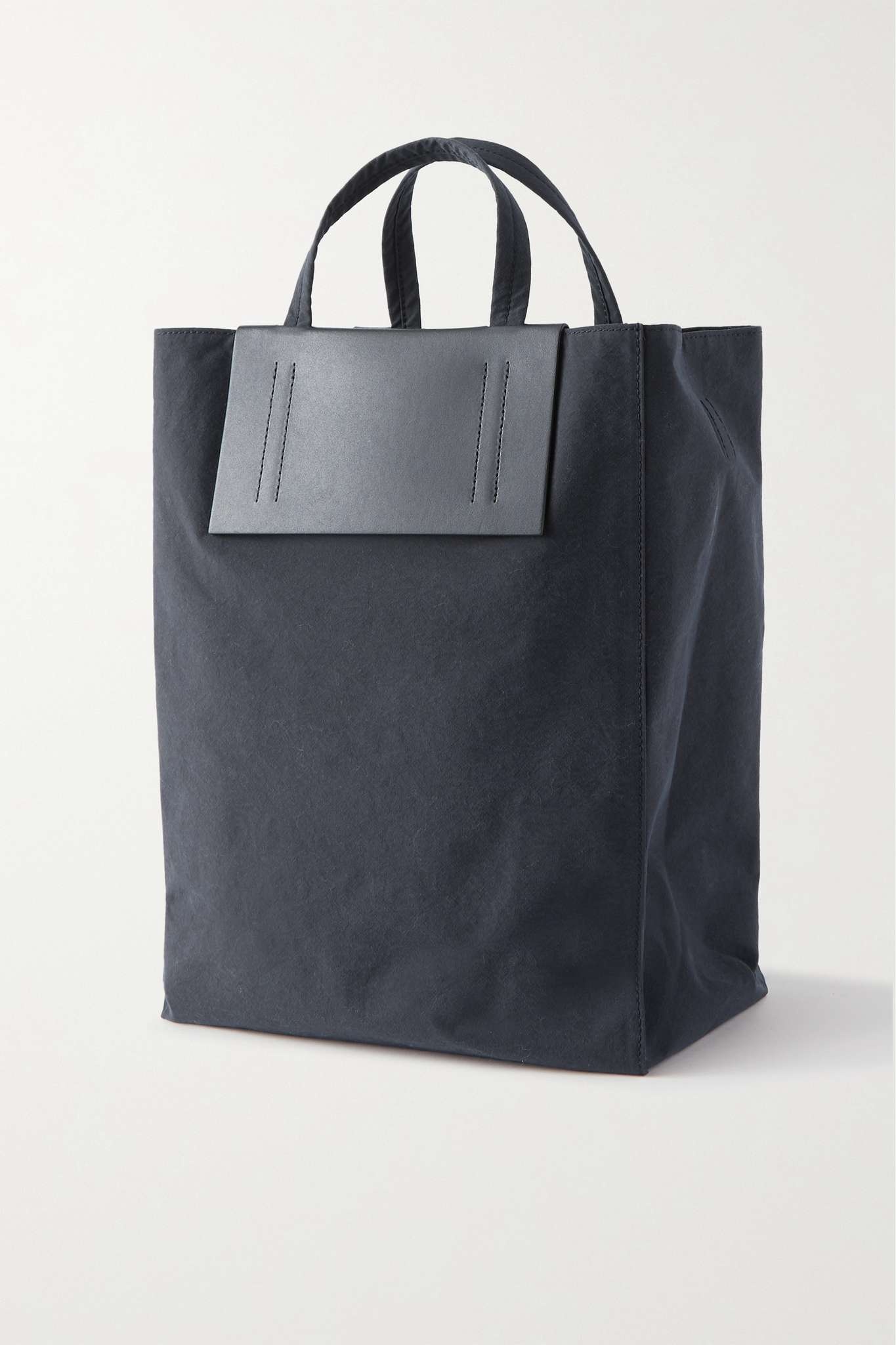 Baker Out medium canvas and printed leather tote - 3