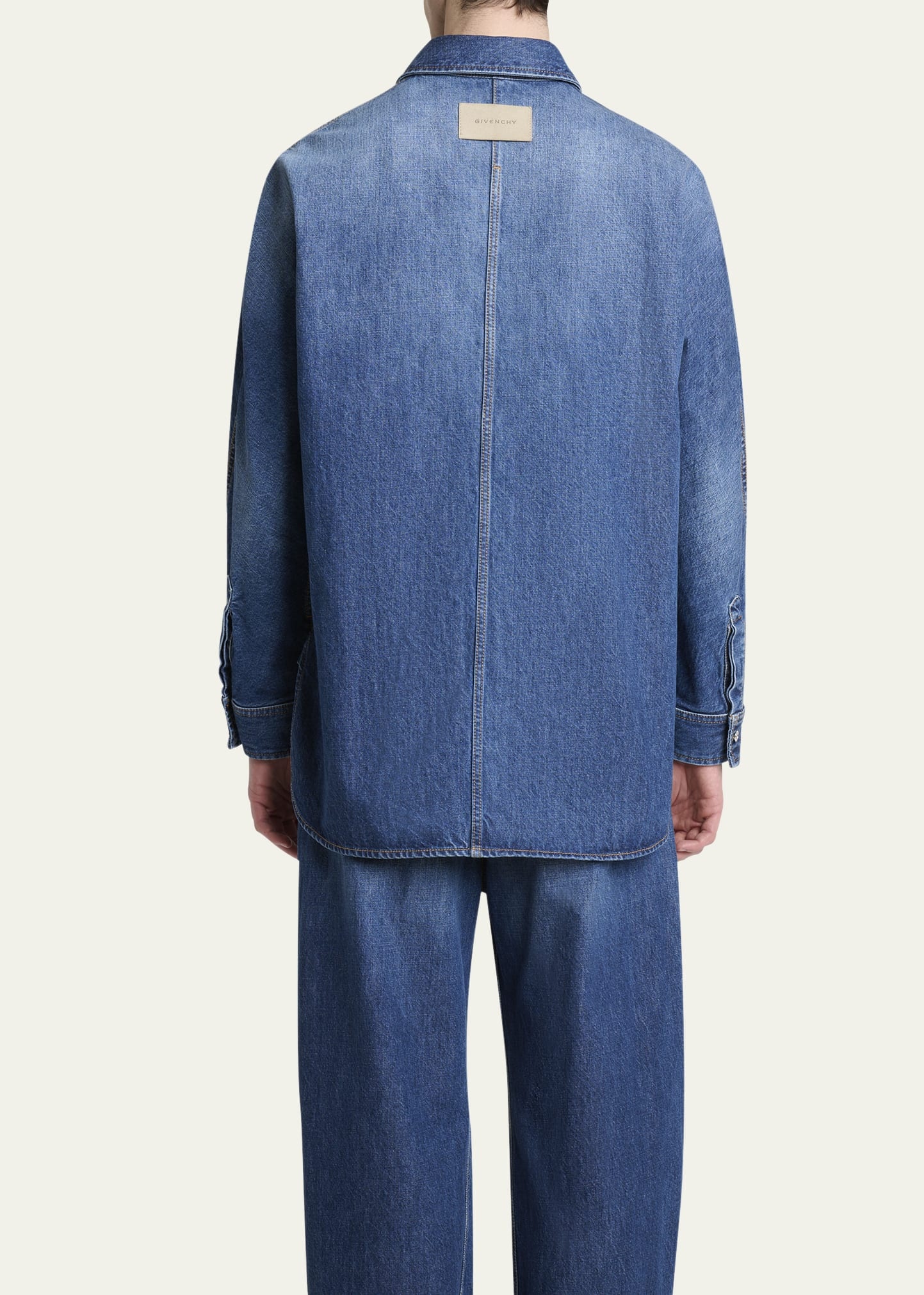Men's Denim Overshirt - 3