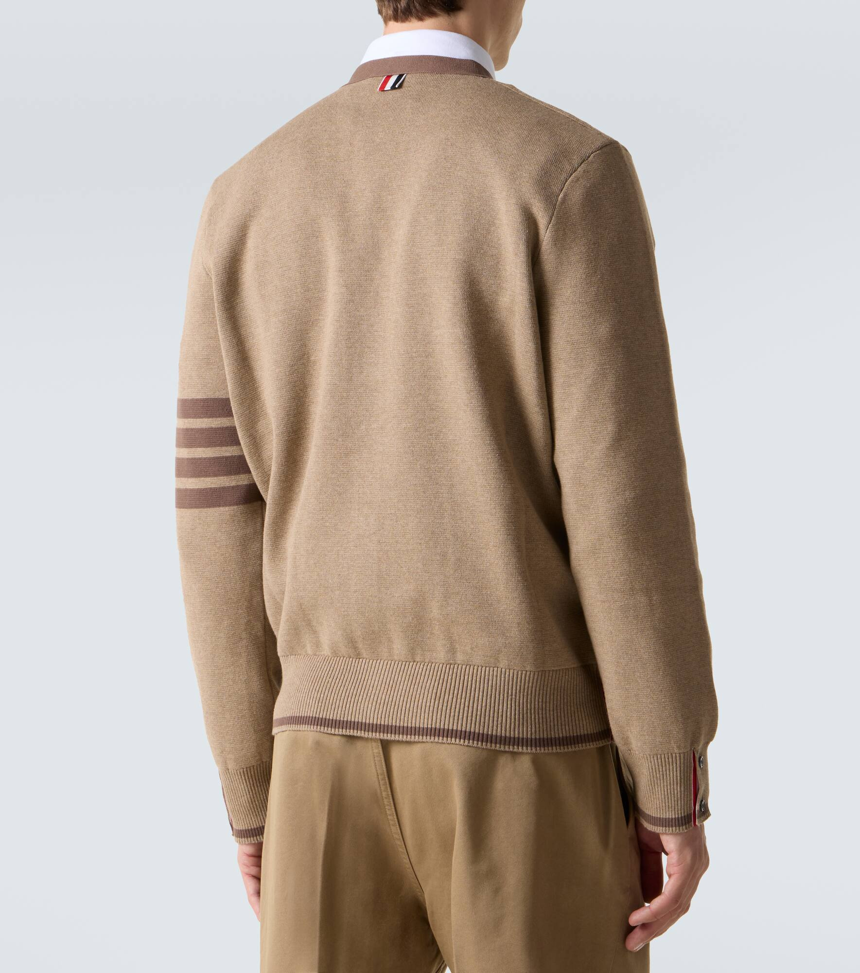 4-Bar cotton cardigan - 4