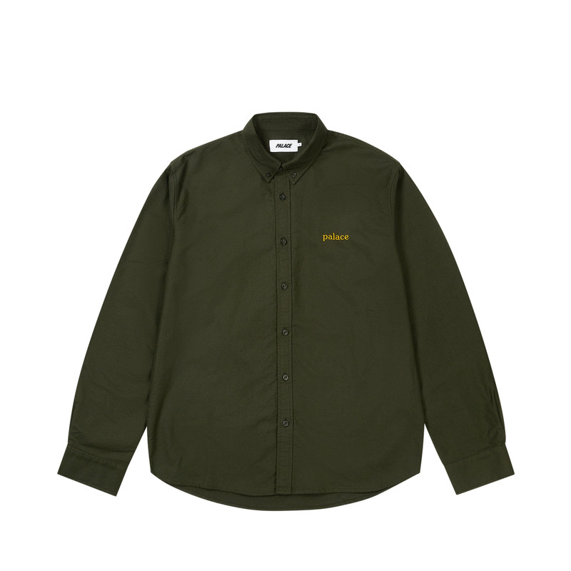 PALACE CLASSIC OXFORD SHIRT OLIVE - 1