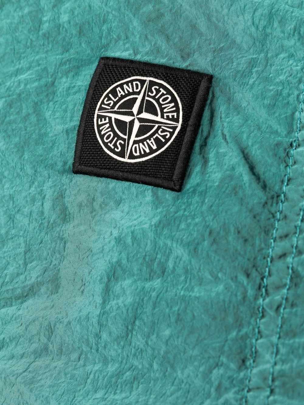 logo-patch swim shorts - 3