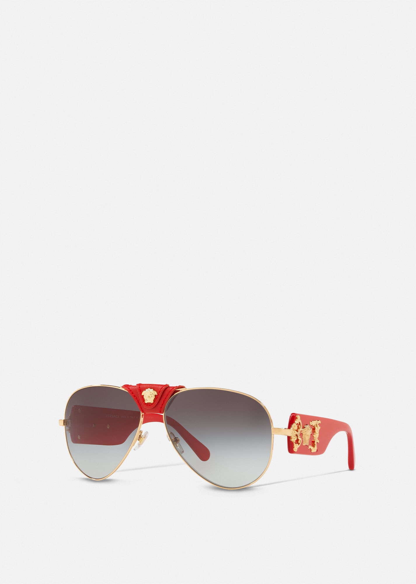 Red Baroque Pilot Sunglasses - 1