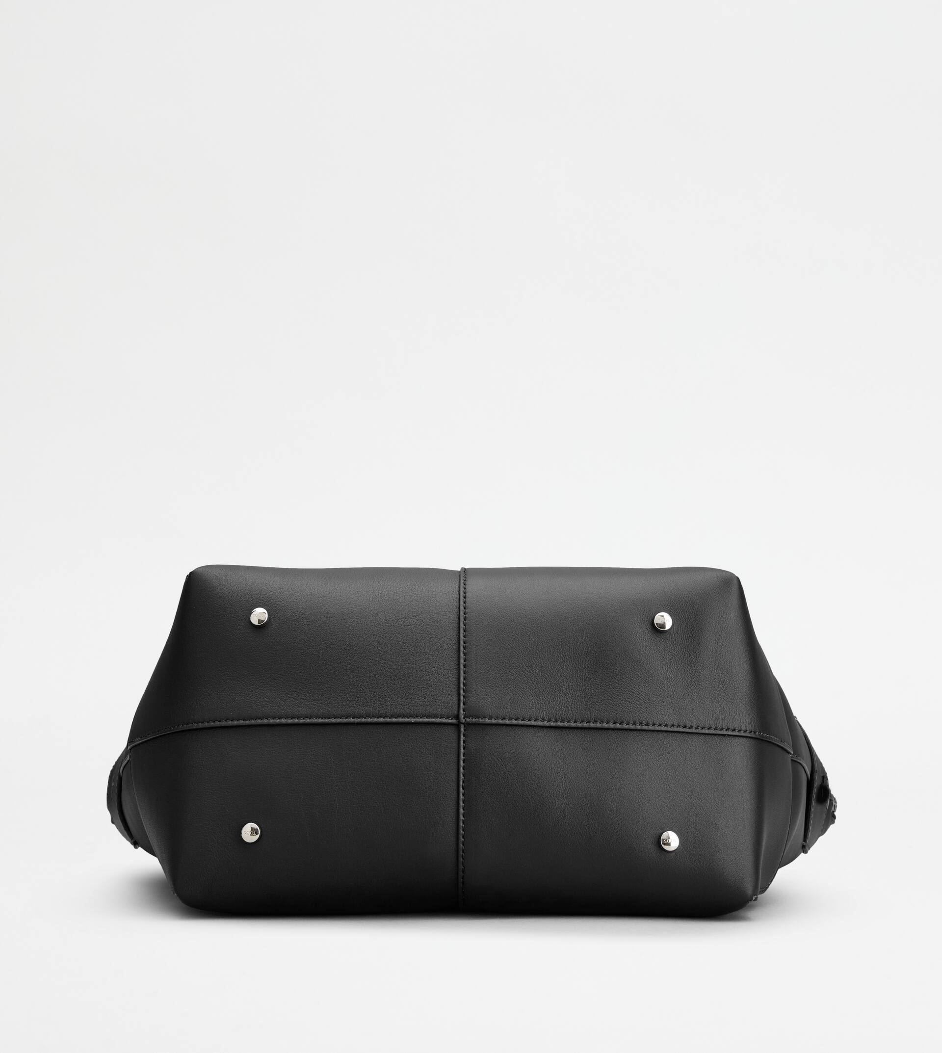 TOD'S DI BAG SWING IN LEATHER MEDIUM - BLACK - 3