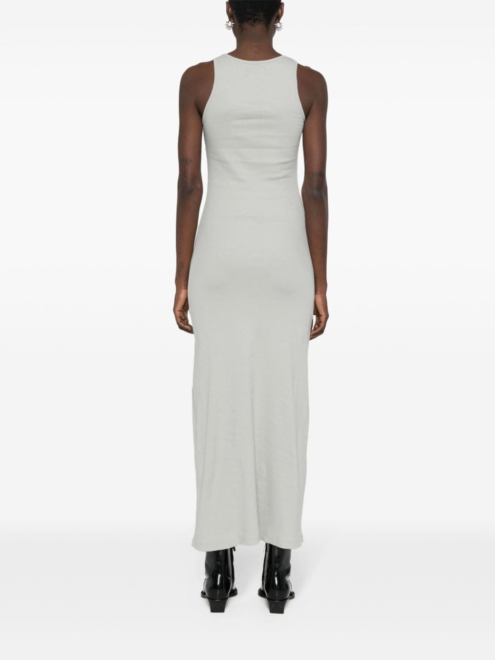 logo-patch maxi dress - 4