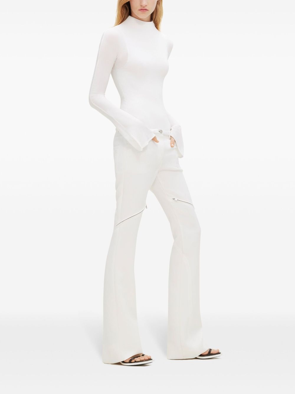 Ellipse zipped twill trousers - 3