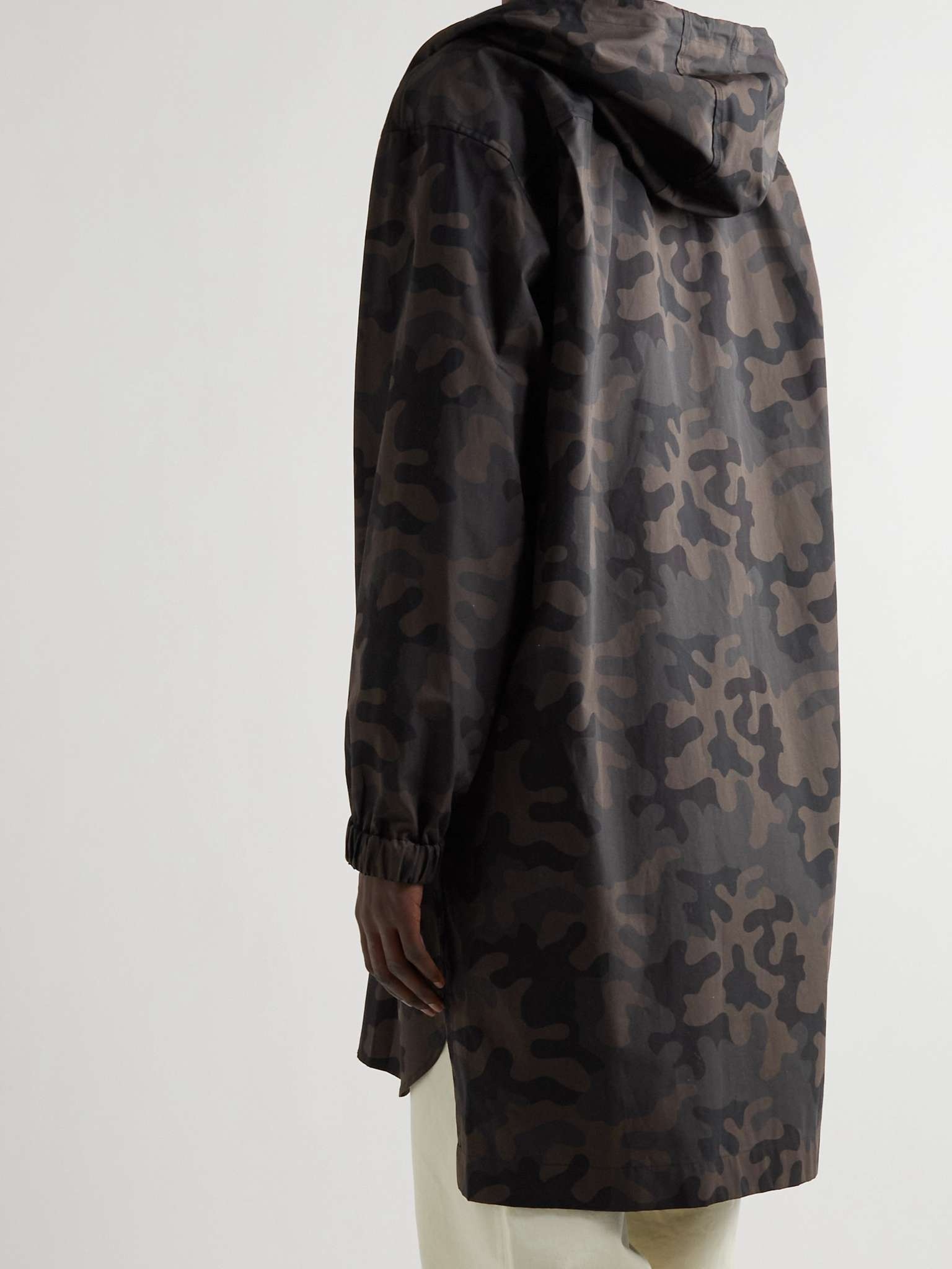 Camouflage-Print Cotton Parka - 4