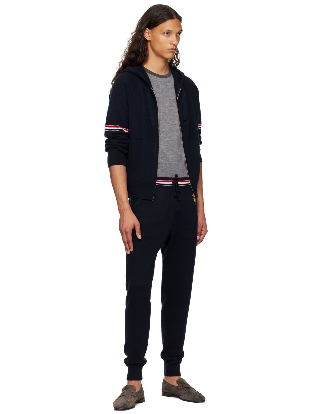 Navy Armband Hoodie - 4