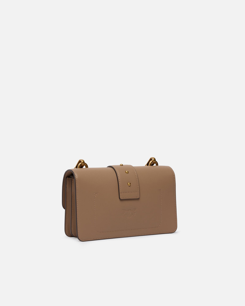 PINKO LOVE BAG ONE SMALL CROSSBODY BAG IN LEATHER outlook