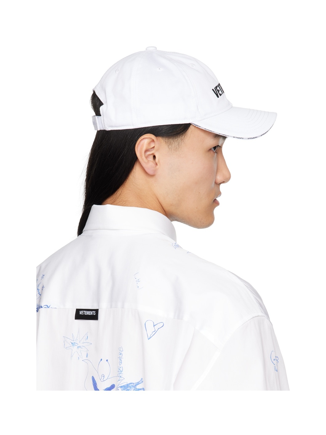 White Iconic Logo Cap - 3