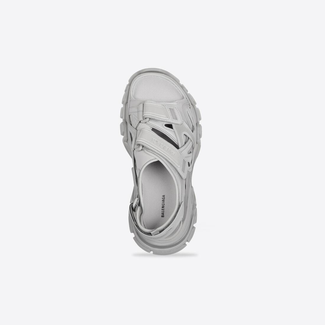 Women's Track Clear Sole Sandal in Grey - 5