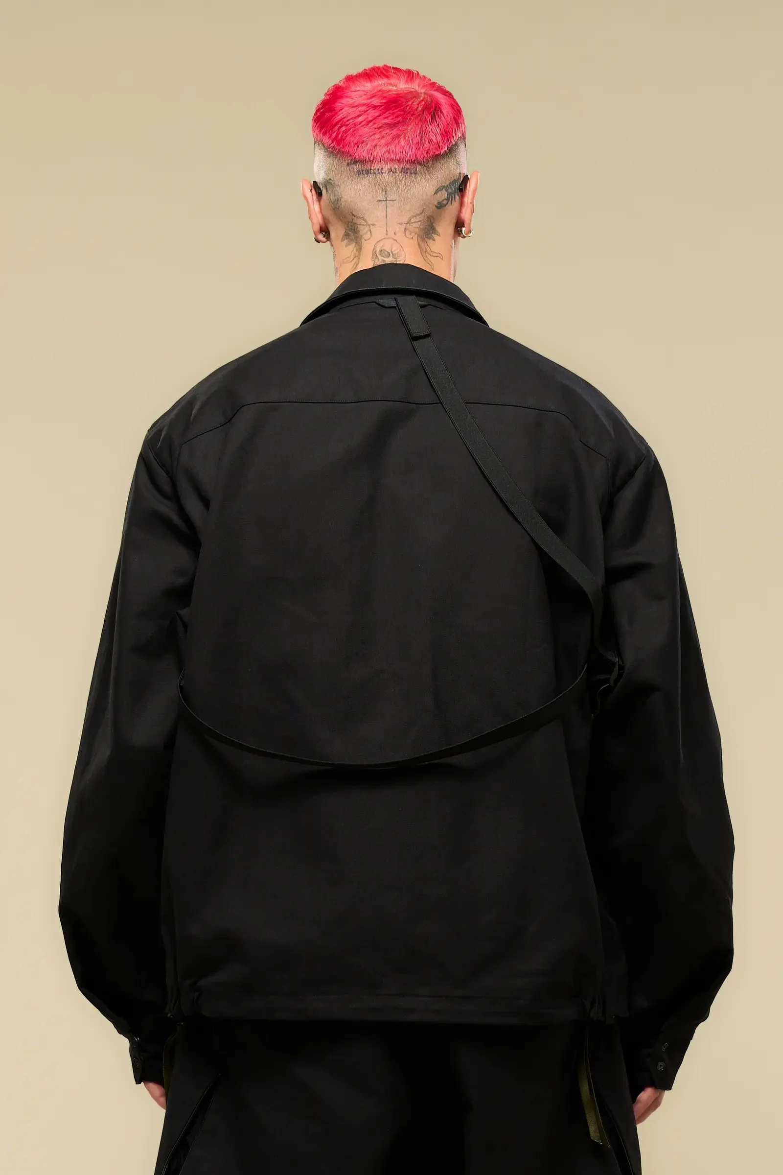 【ACRONYM】\"J121A-KI\"COTTON JACKET ACRONYM J121A-KI Cotton Jacket Black - J121A-KI_SS25 | REVERSIBLE