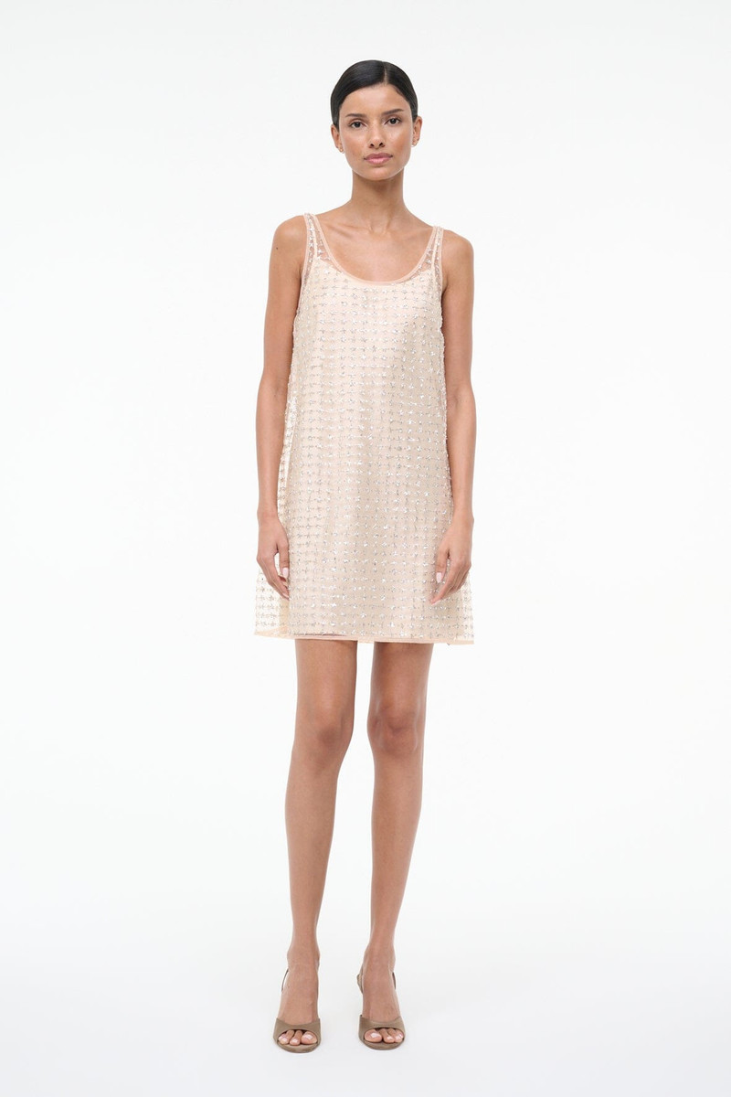 STAUD AURIELLE MINI DRESS STARDUST 5