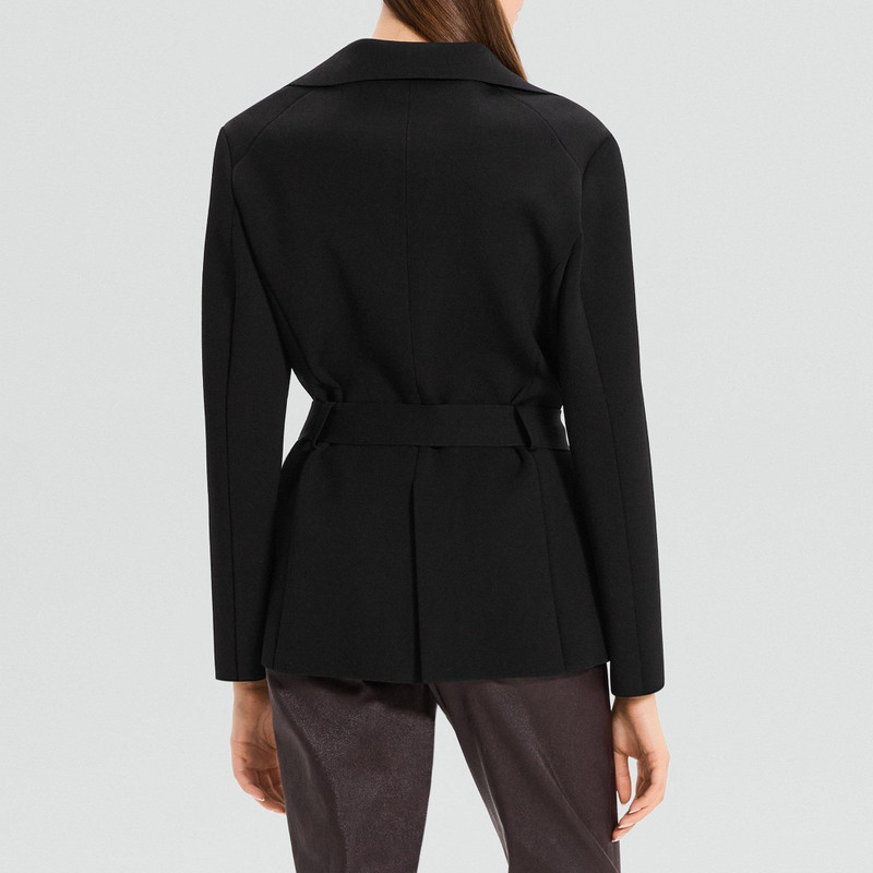 Relaxed Blazer in Crepe Knit 4
