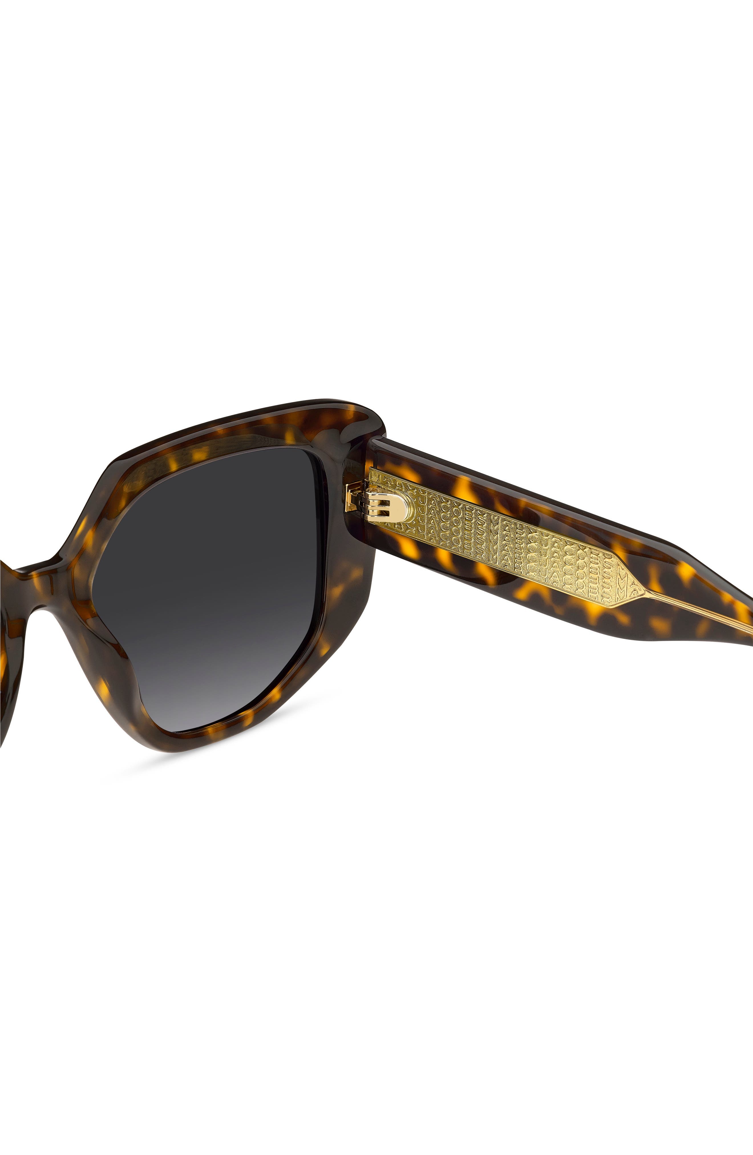 Marc Jacobs 52mm Gradient Square Sunglasses in Havana/Dark Grey Sf at Nordstrom - 7