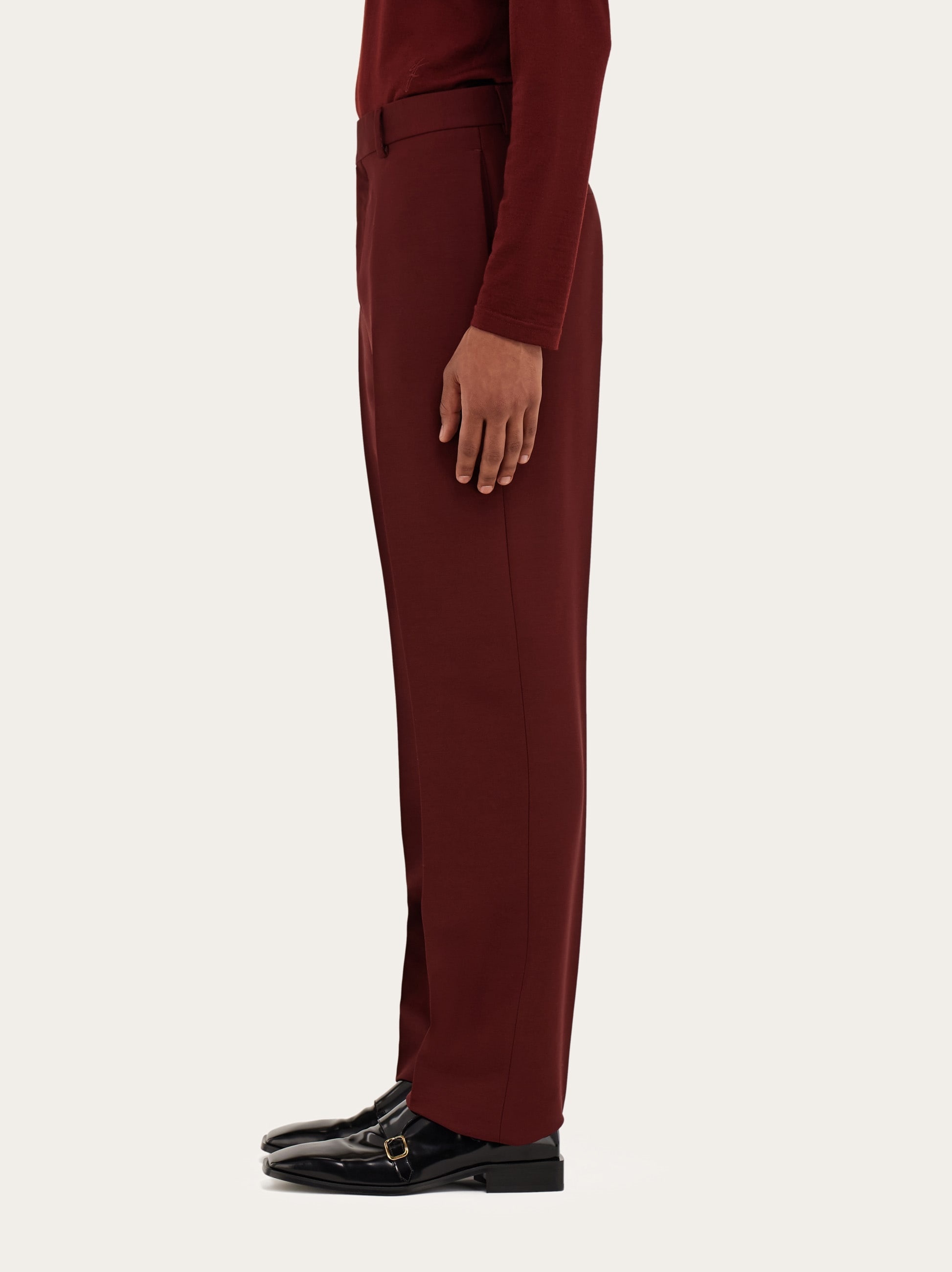 Wool blend tailored trouser - 3