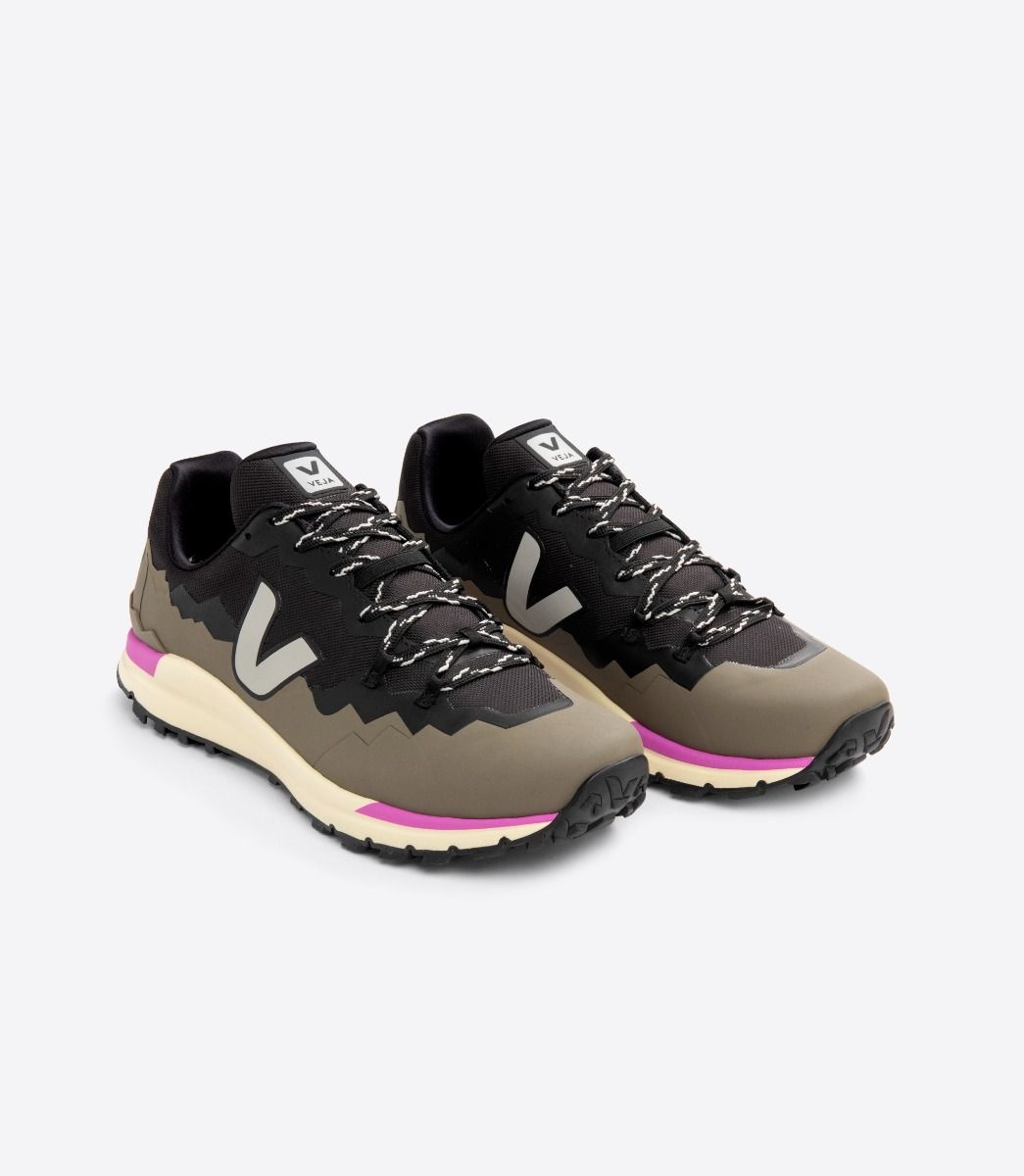 FITZ ROY TREK-SHELL BLACK OXFORD GREY KAKI - 2