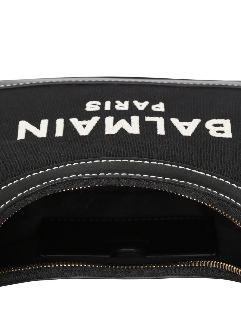 B-Army handbag in monogrammed canvas and leather 5