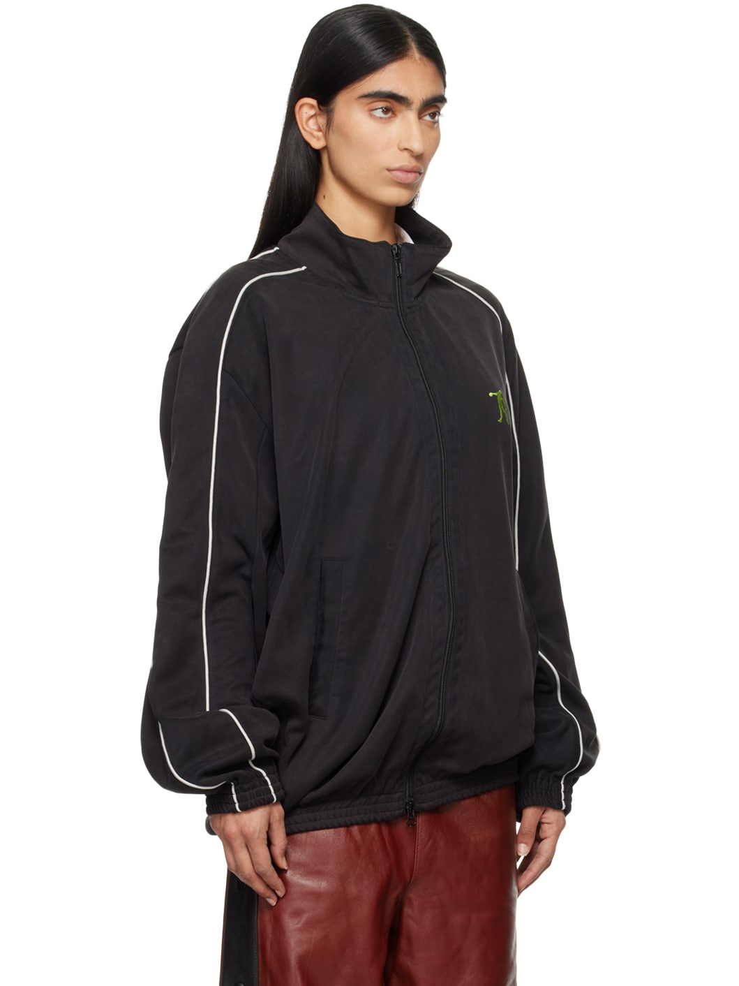 Black Zombie Silhouette Track Jacket - 2