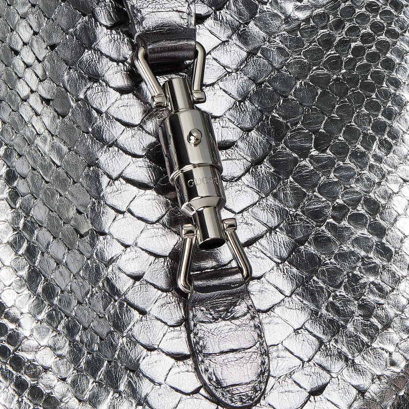 Gucci Jackie Giorno python large shoulder bag 4