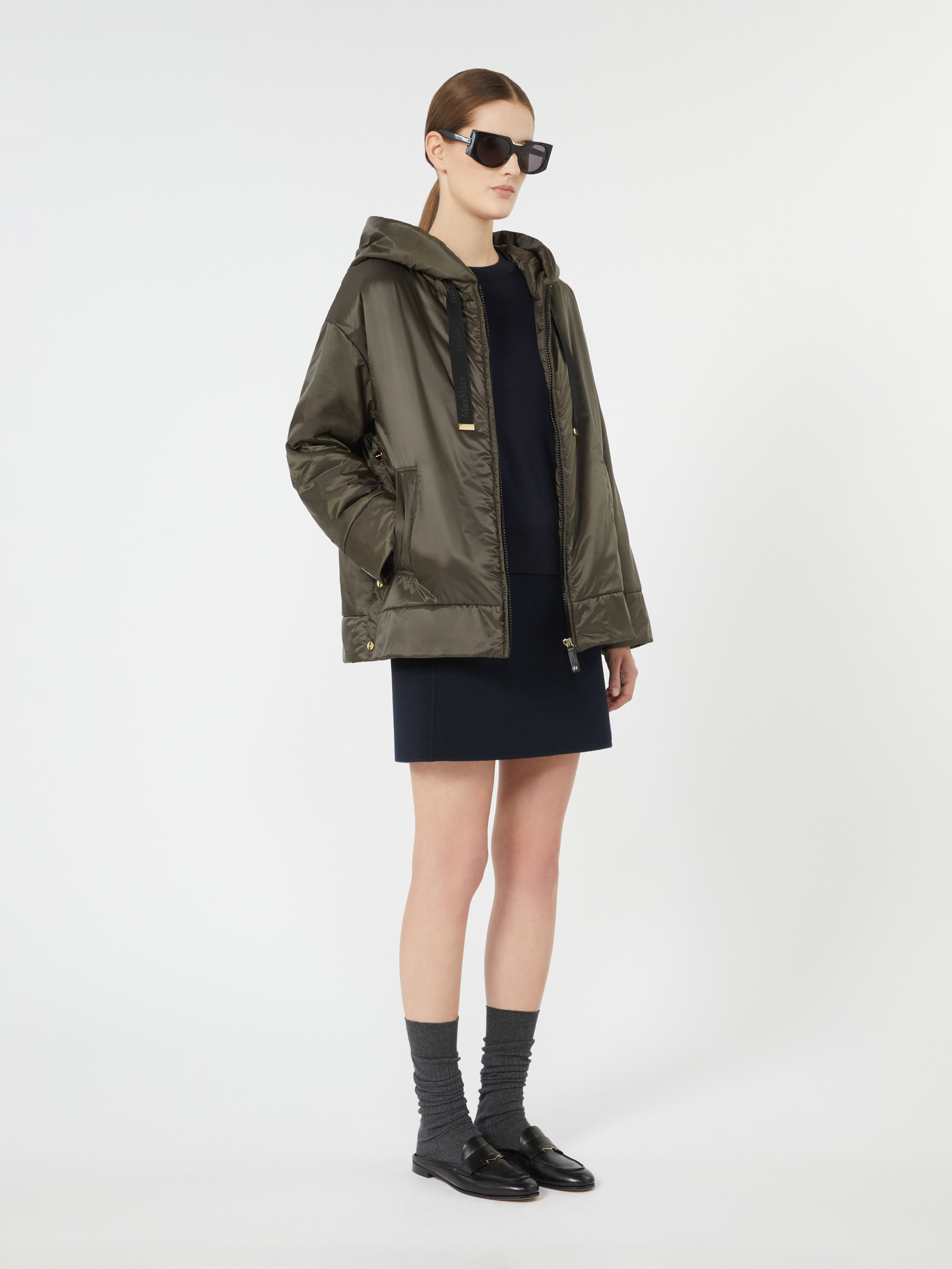 DARIA Padded, hooded jacket in water-repellent canvas - 2