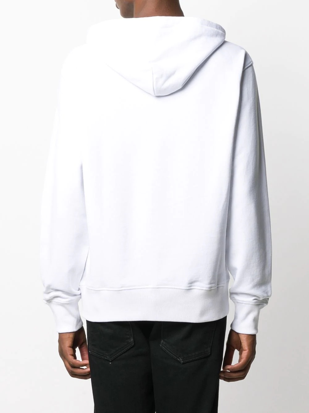 oversized logo print hoodie - 4