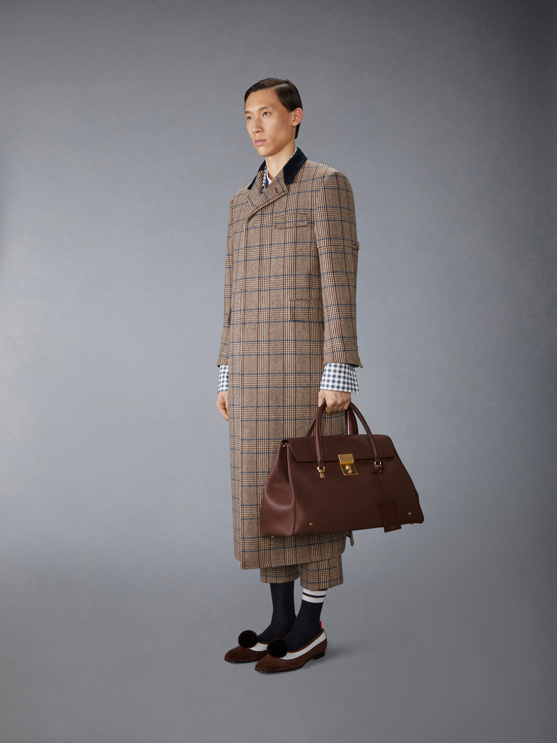 Thom Browne BOLTON WEEKENDER BAG IN SOFT CALF LEATHER outlook