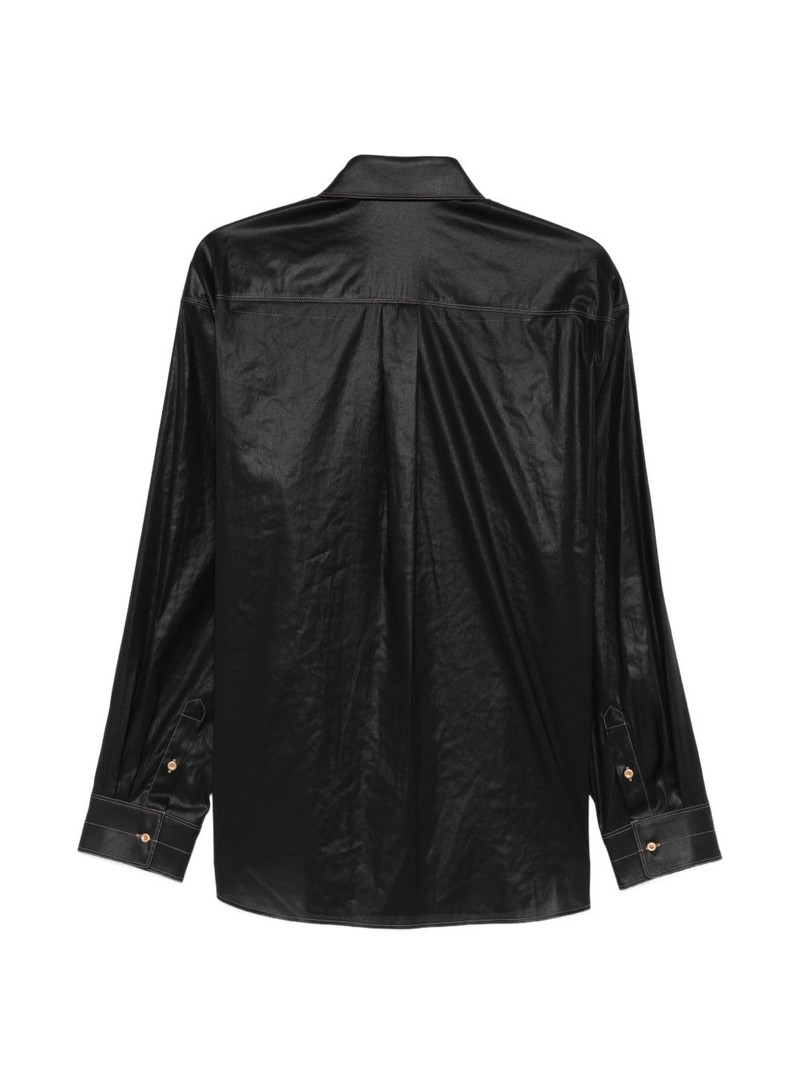 Lemaire pocket topstitching shirt outlook