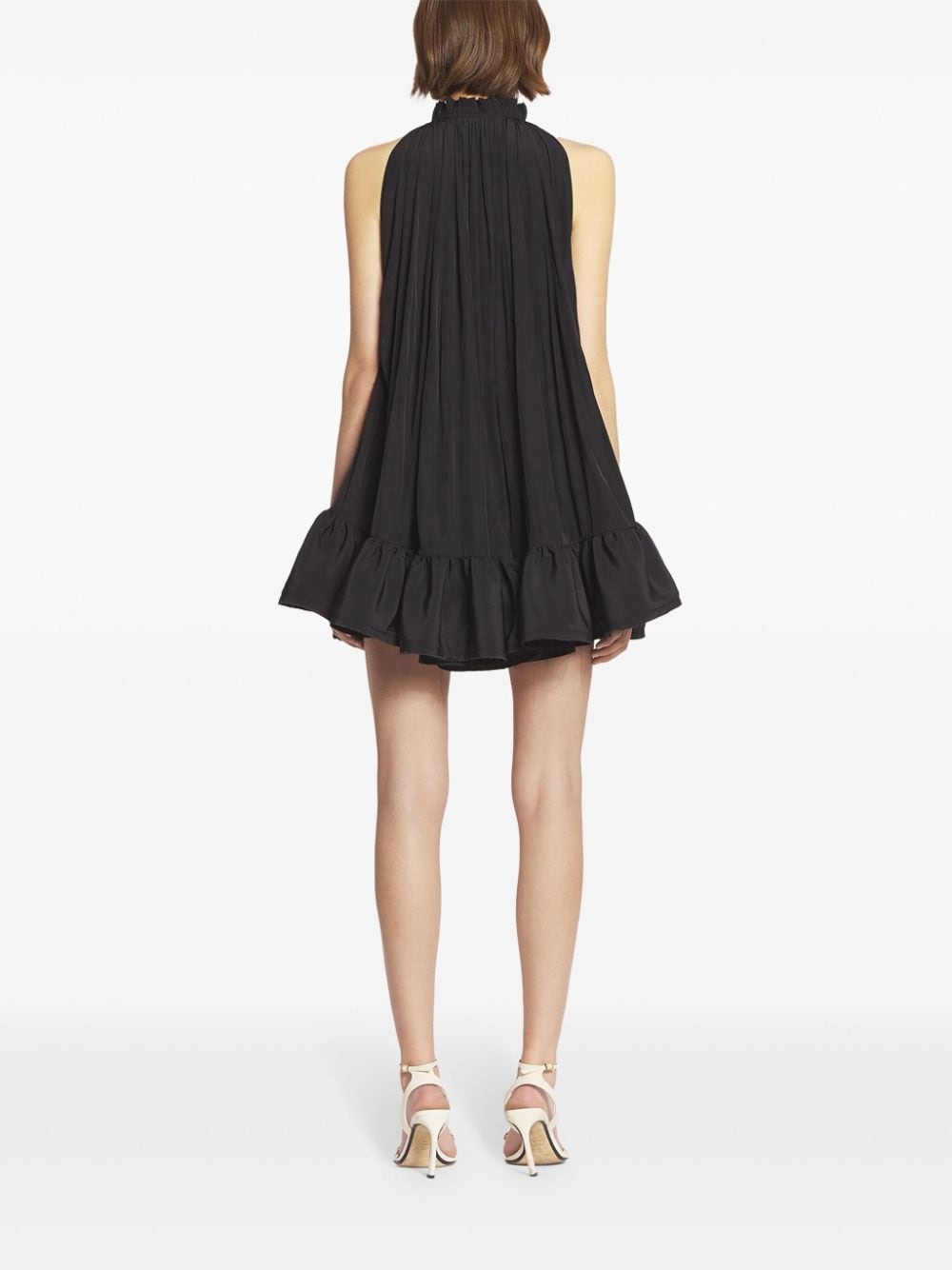 ruffled mini dress - 4