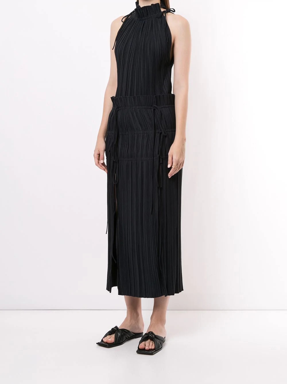 pleated midi dress - 3