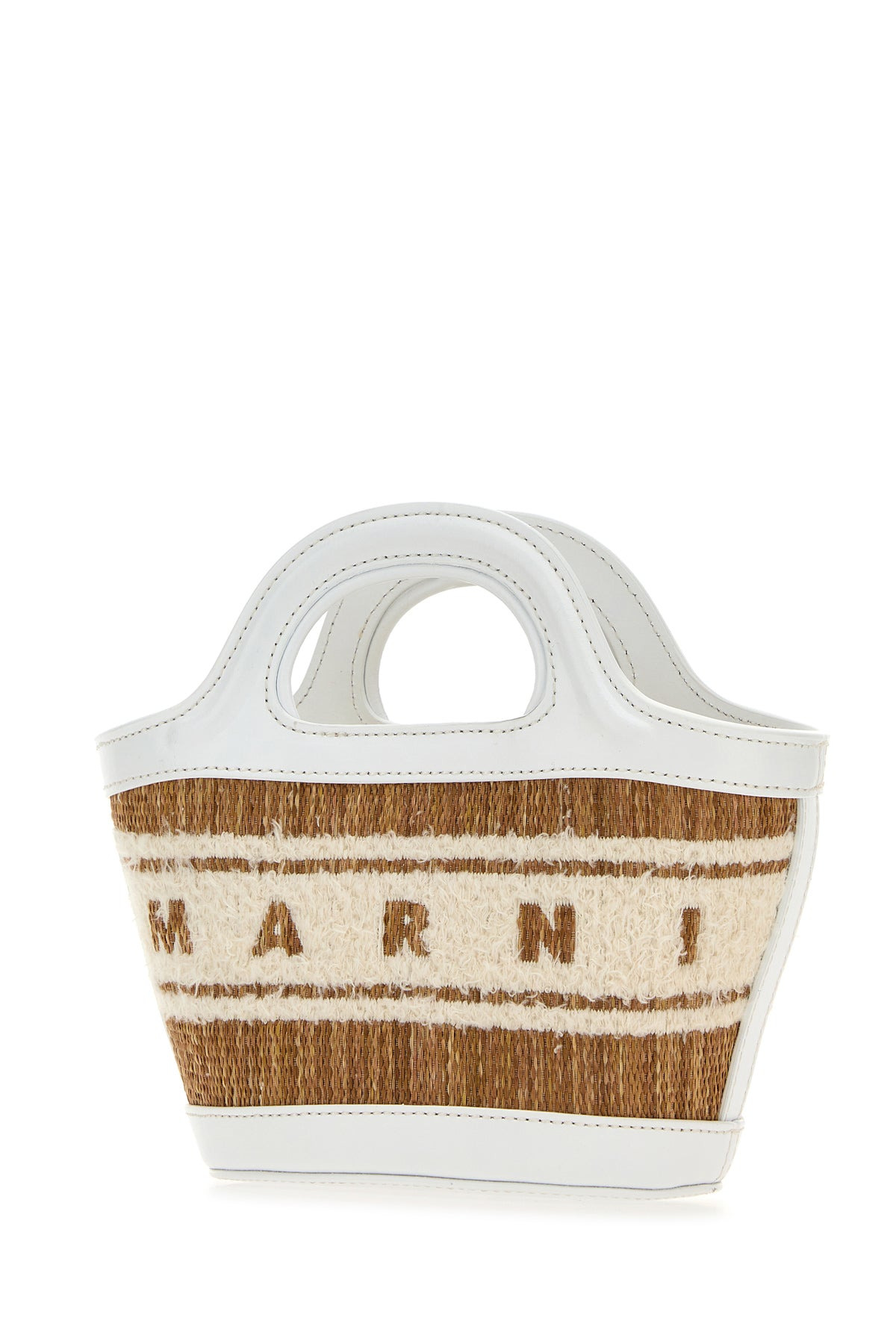 Two-tone raffia and leather micro Tropicalia Summer handbag - 2