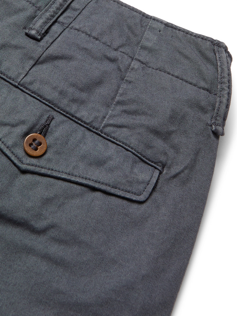 Slim-Fit Cotton-Twill Chino Shorts 4