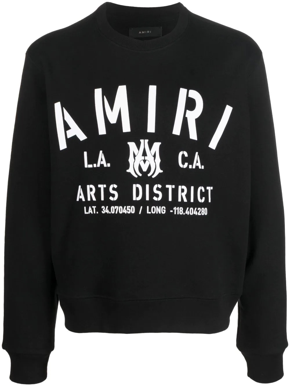 logo-print detail sweatshirt - 1