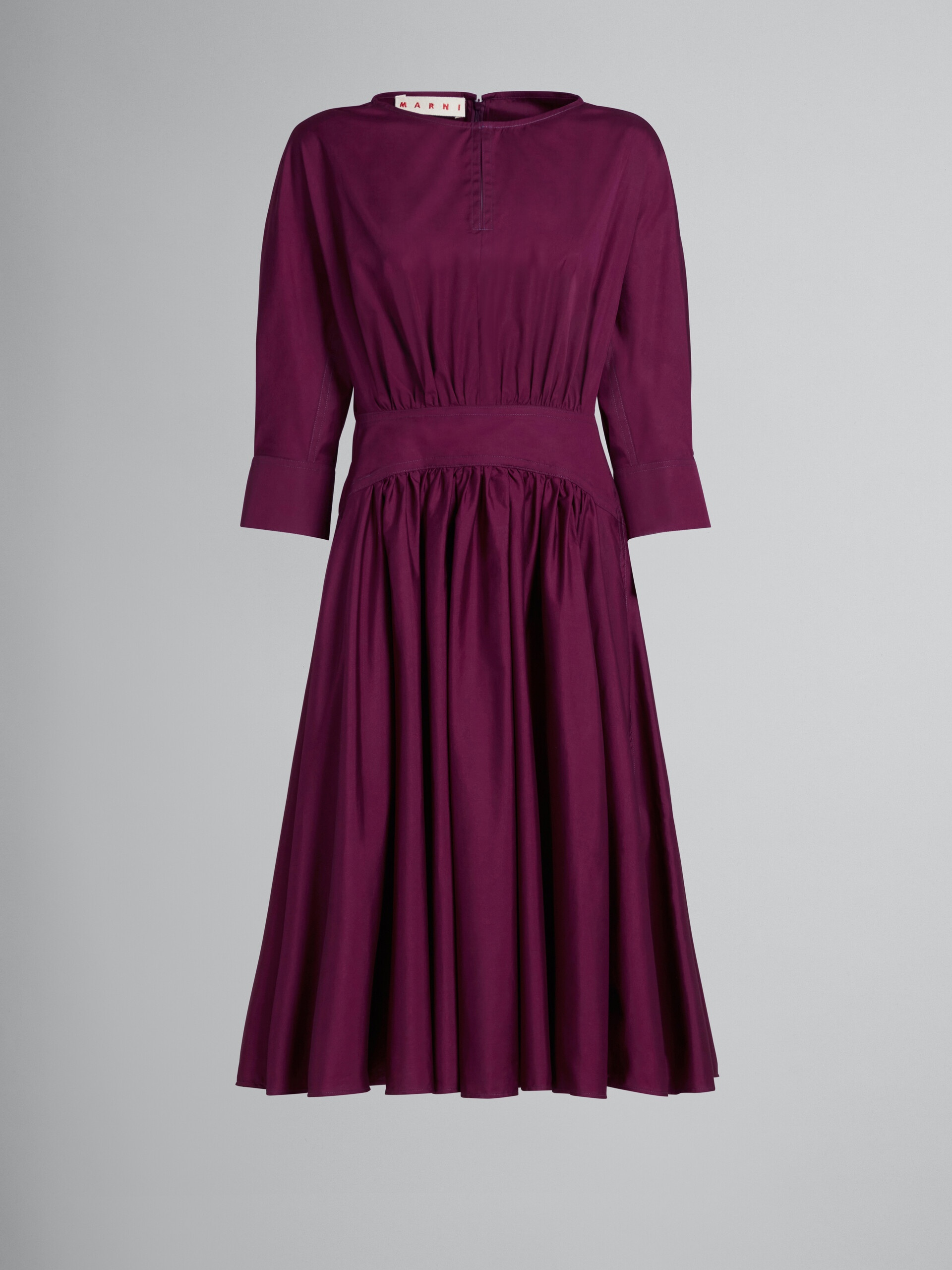 PINK POPLIN DRESS - 1