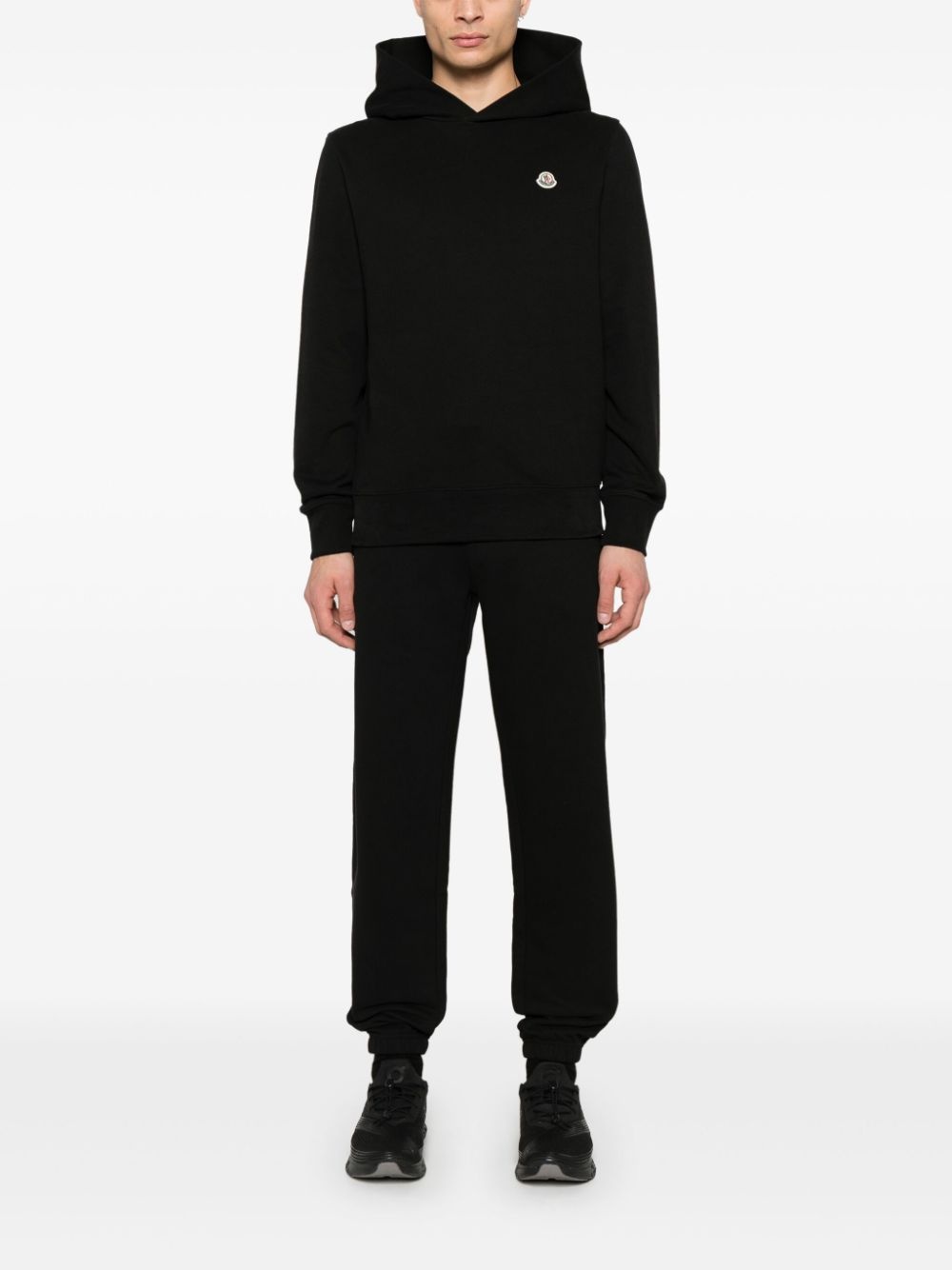 logo-appliqué hoodie - 2