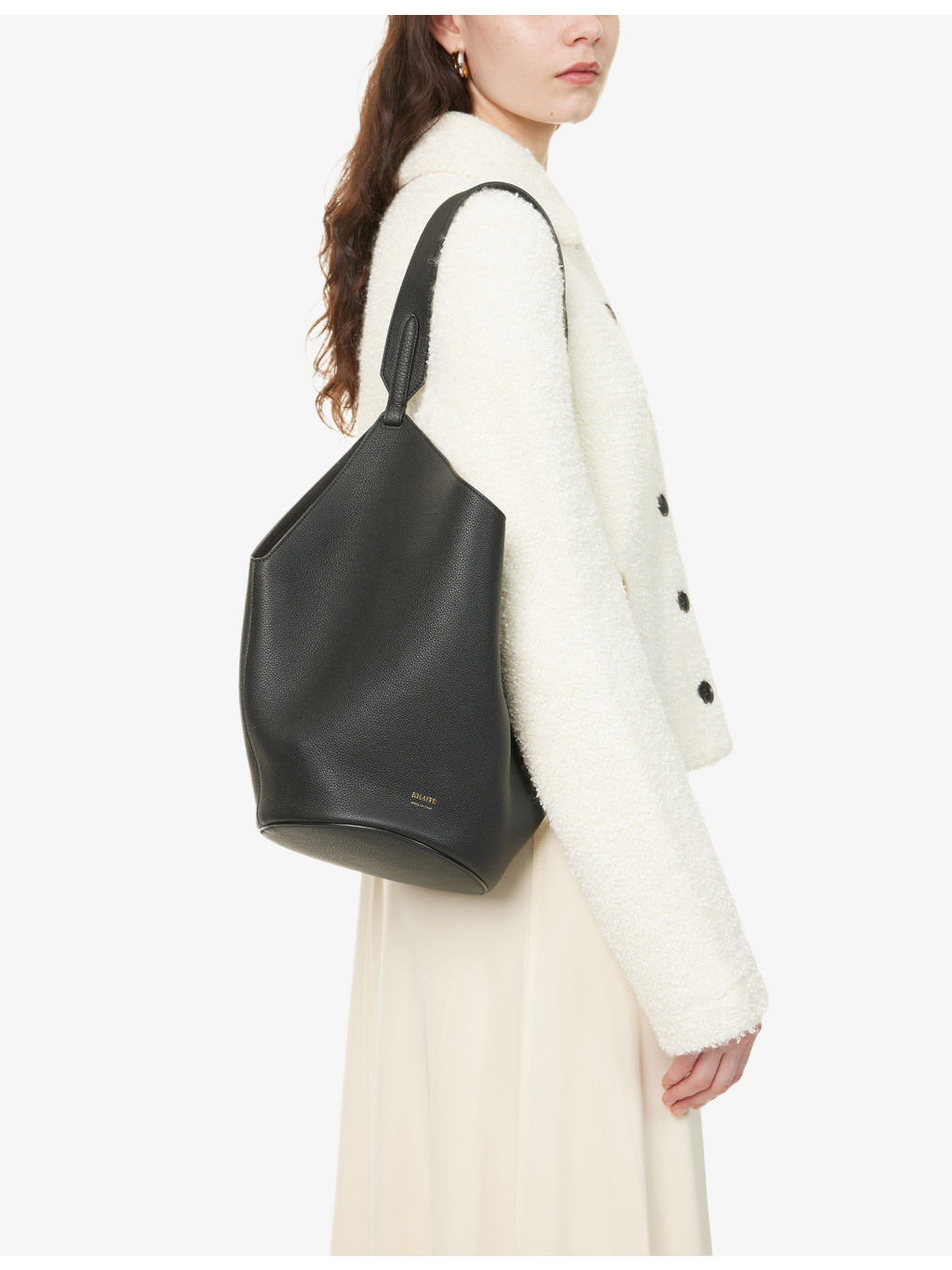 Lotus Small Leather Tote Bag - 2