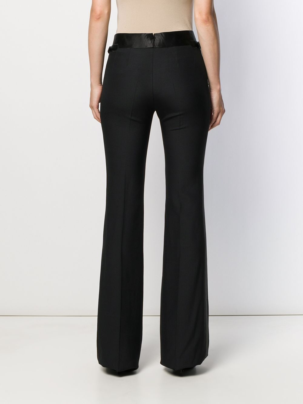 flared tailored trousers - 4