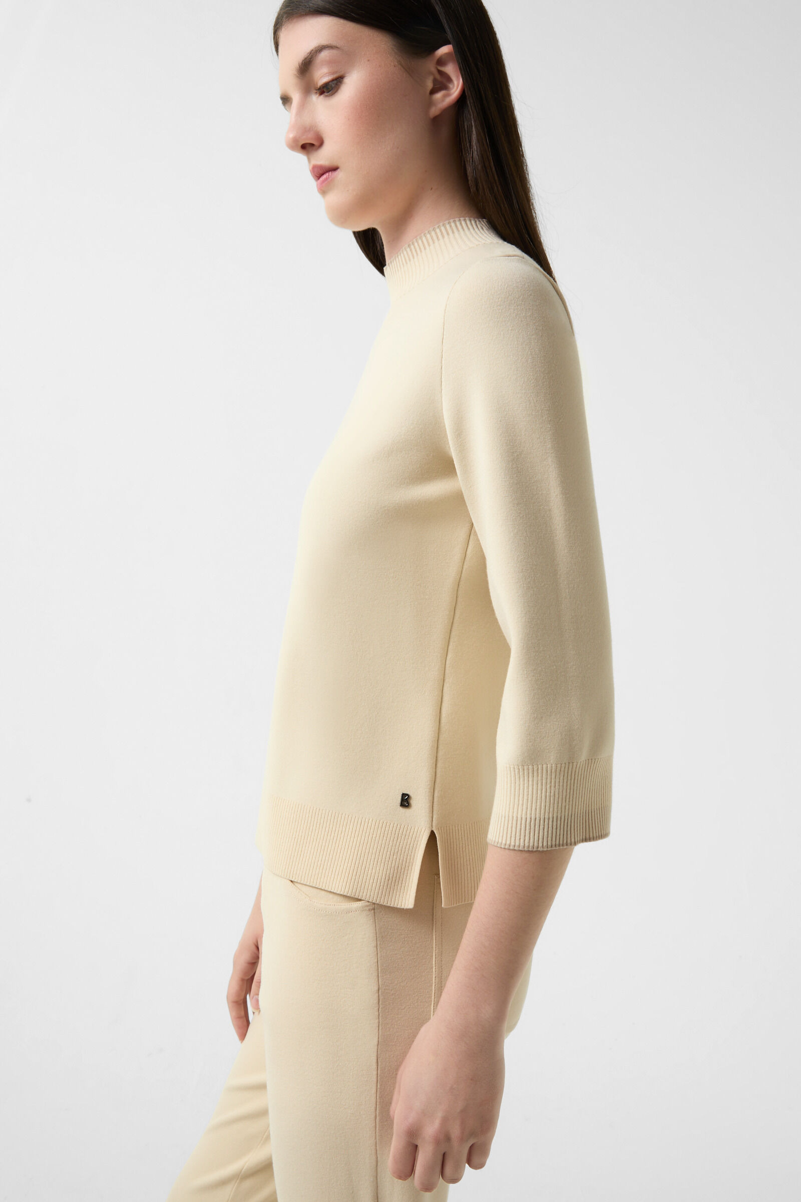 Berrit knitted shirt in Cream - 6