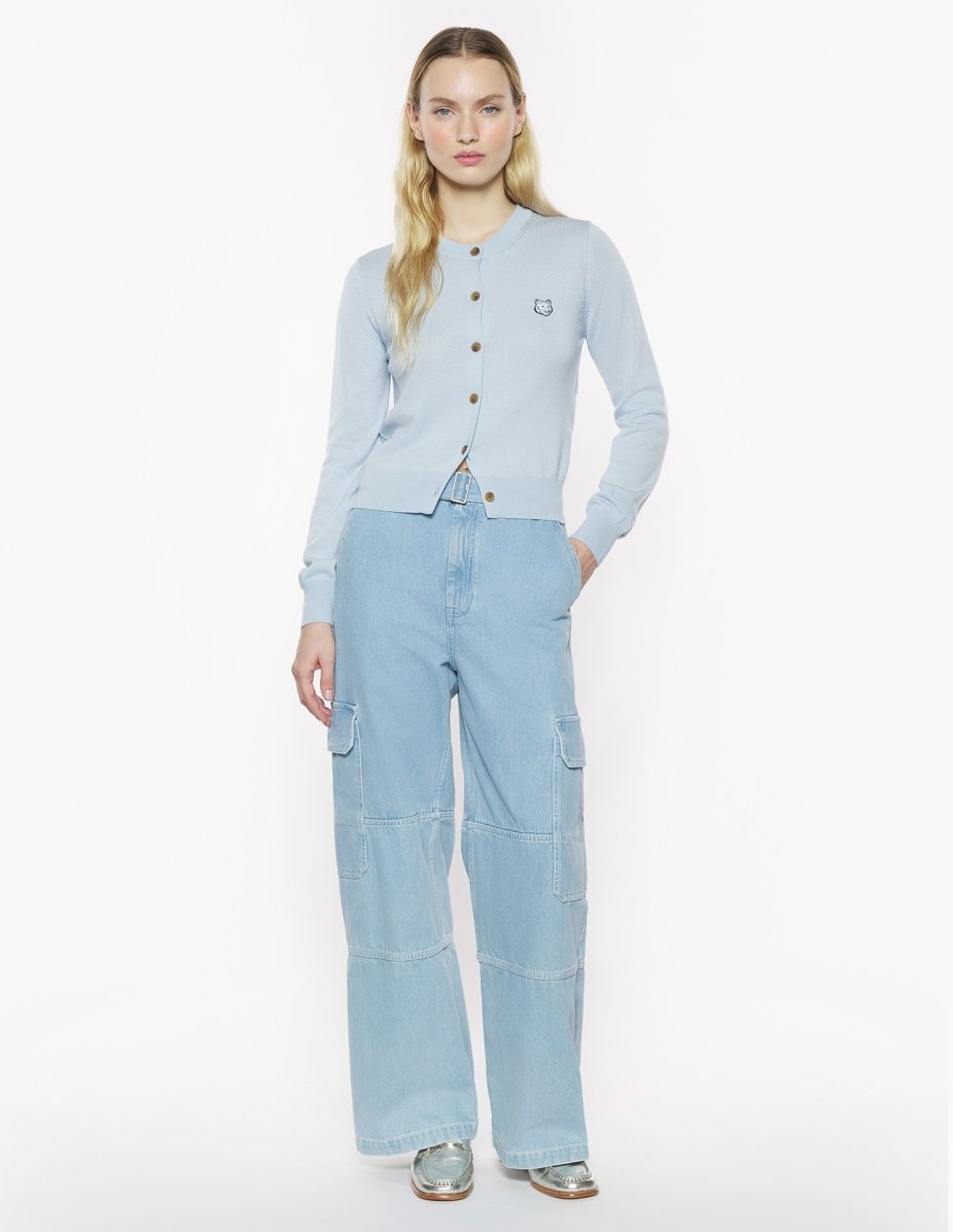 BELTED UTILITY DENIM PANTS - 2