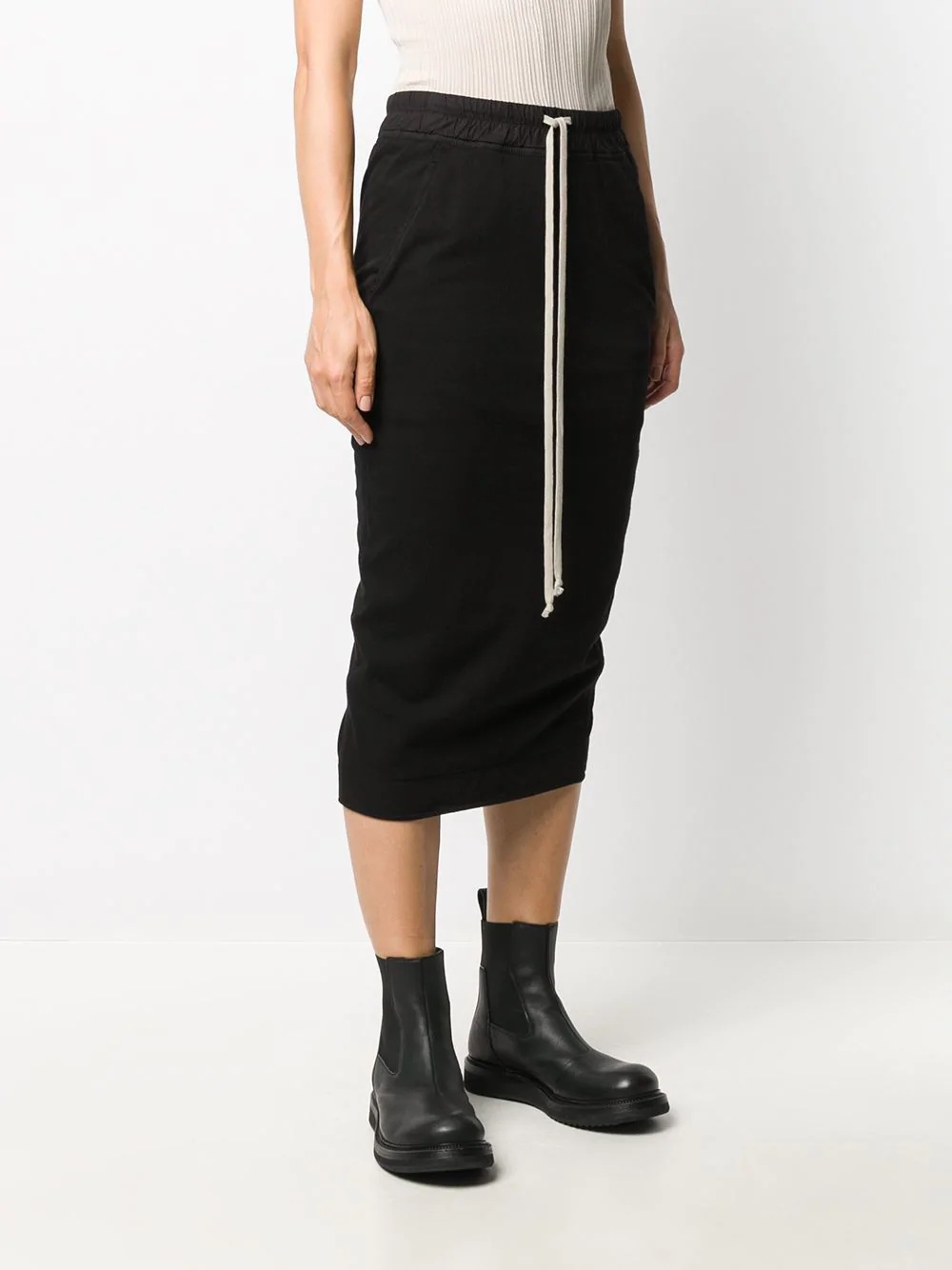 fitted midi skirt  - 3