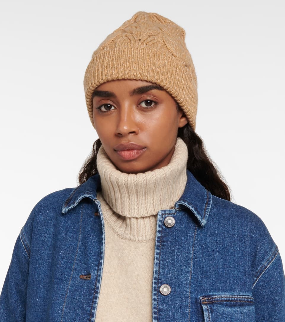 Cable-knit cashmere beanie - 2