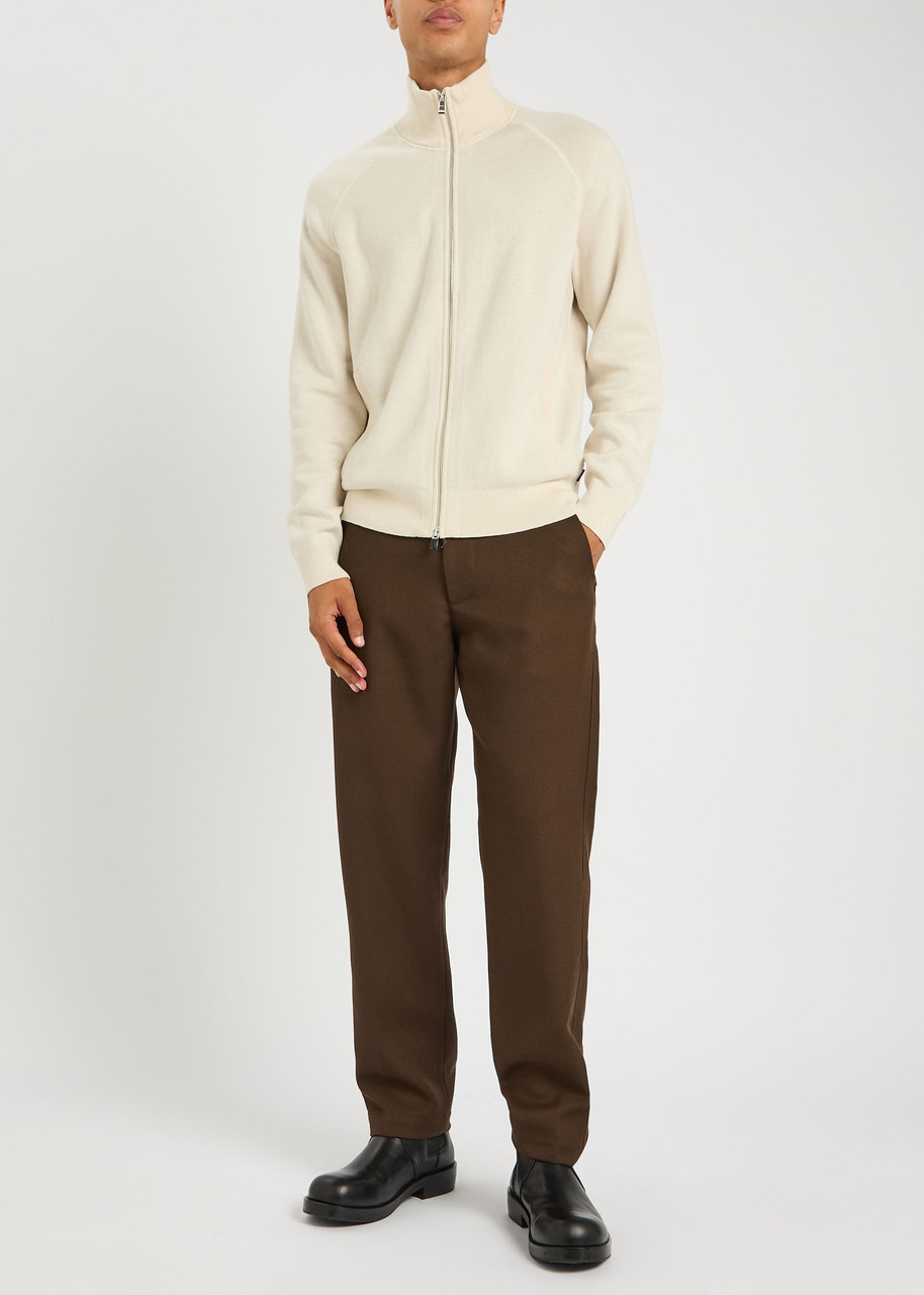 Boss Fine-knit Cotton and Wool-blend Jacket - 4